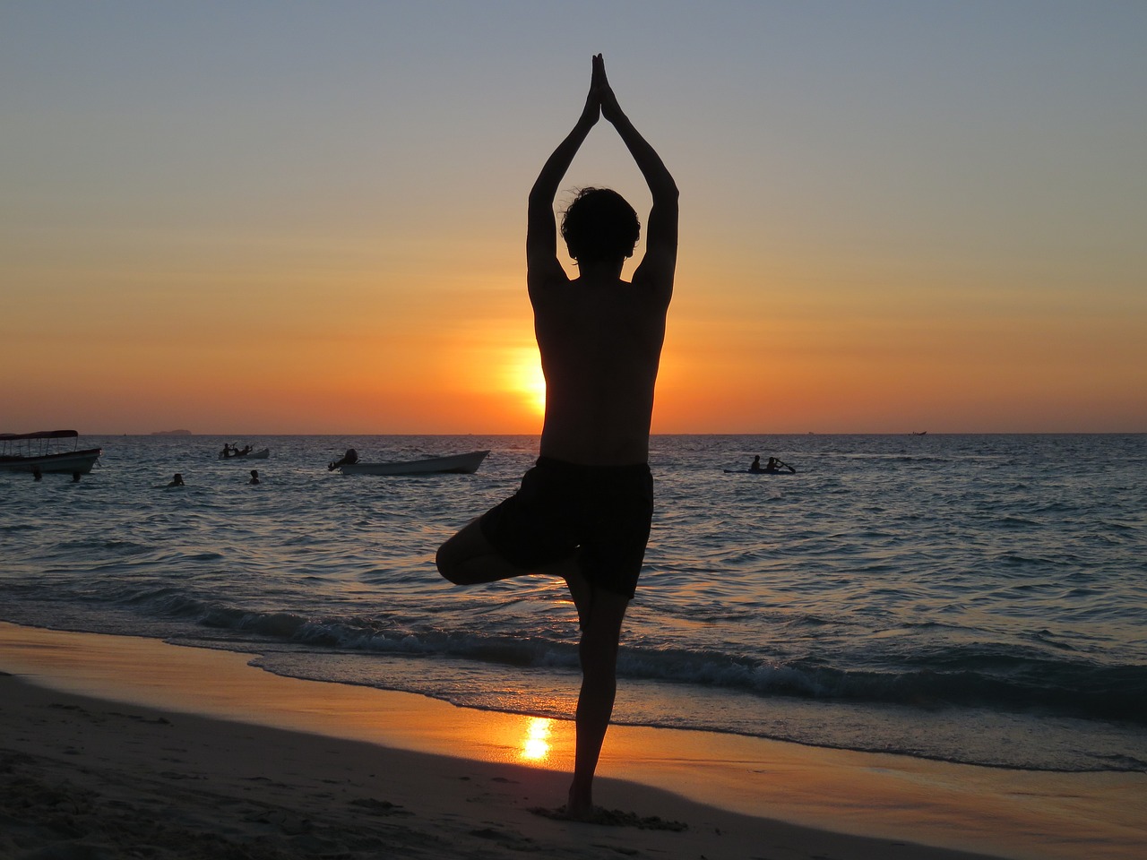 yoga, beach, sunset-1996209.jpg